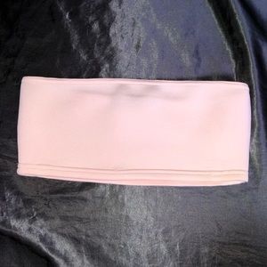 Light Pink Strapless Shirt